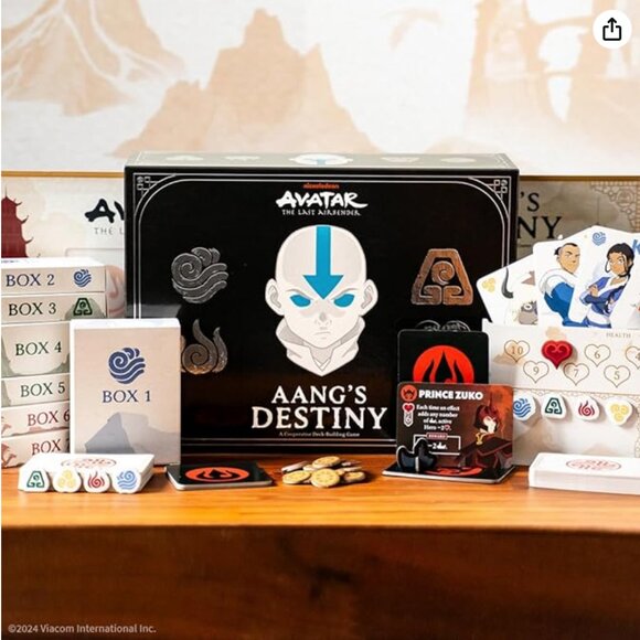 Avatar The Last Airbender: Aang's Destiny, Cooperative Deck-Building Board Game - Picture 1 of 5